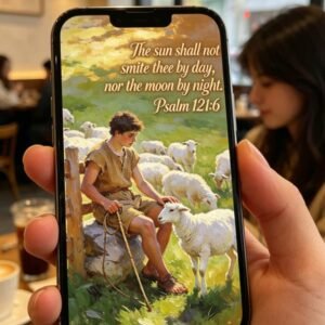 "The Good Shepherd" | 12 Monet-Style Scripture Wallpapers